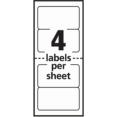 Avery Mini-Sheets Shipping Label (AVE2163)