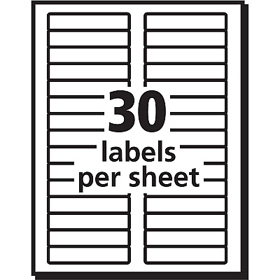 Avery Clear Top Tab Filing Labels (AVE5029)