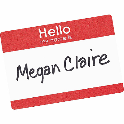 Avery Border Print/Write Hello Name Badges (AVE5140)