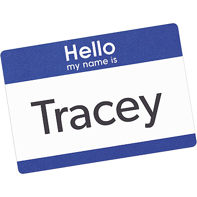 Avery Border Print/Write Hello Name Badges (AVE5141)