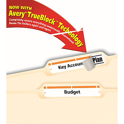 Avery TrueBlock File Folder Labels (AVE5166)