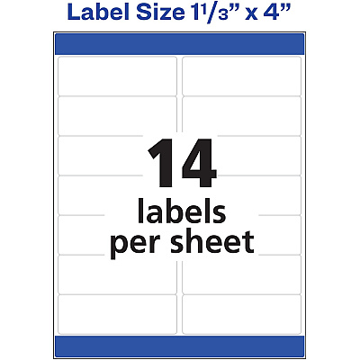 Avery Easy Peel Mailing Laser Labels (AVE5262)