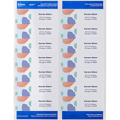 Avery Easy Peel Mailing Laser Labels (AVE5262)