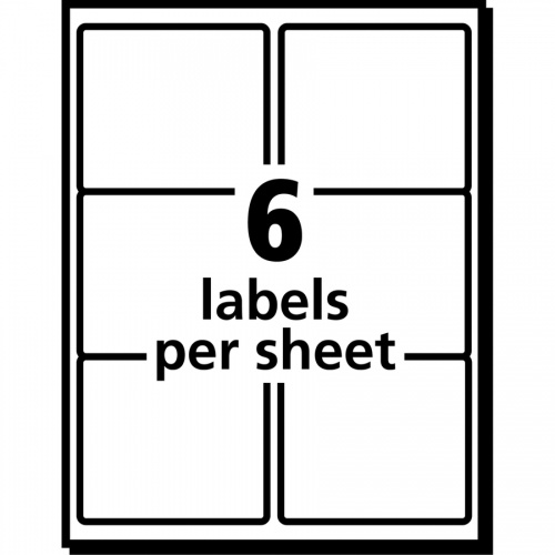 Avery Easy Peel White Shipping Labels (5264)