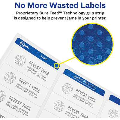 Avery Round High Visibility Labels (AVE5293)