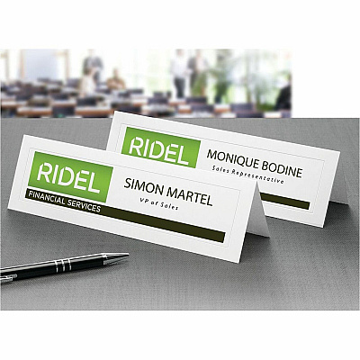 Avery Medium Tent Cards for Laser and Inkjet Printers, 2½" x 8½" (AVE5305)