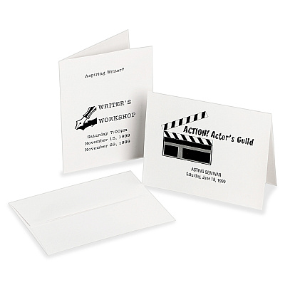 Avery Printable Note Cards, Two-Sided Printing, 4-1/4" x 5-1/2" , 60 Cards (AVE5315)