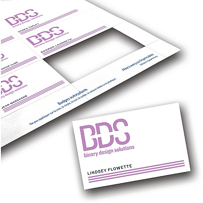 Avery Laser/Inkjet Badge Insert Refills (AVE5390)