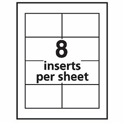 Avery Laser/Inkjet Badge Insert Refills (AVE5390)