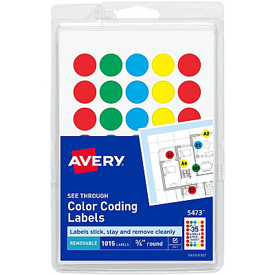 Avery Color Coded Label (AVE05473)