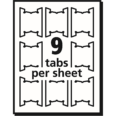 Avery Print/Write On Hanging File Tabs (AVE5567)