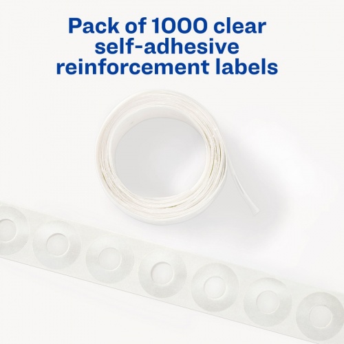 Avery Hole Reinforcement Label Rings (05722)