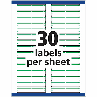 Avery TrueBlock File Folder Labels (AVE5866)
