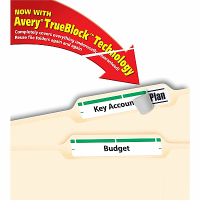 Avery TrueBlock File Folder Labels (AVE5866)