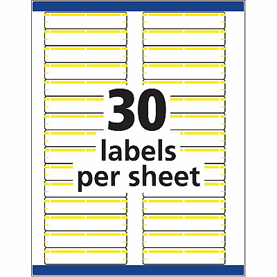 Avery TrueBlock File Folder Labels (AVE5966)