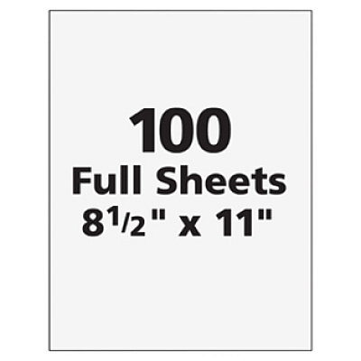 Avery Assorted Neon Shipping Labels, 8-1/2" x 11" , 15 Labels (AVE5975)