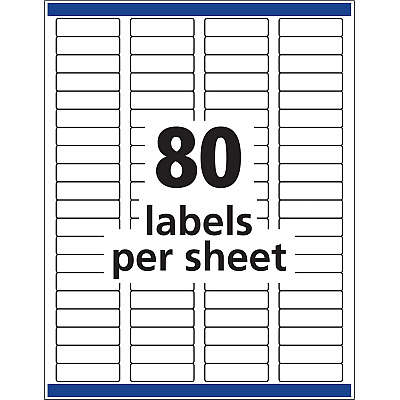 Avery Removable I.D. Laser/Inkjet Labels (AVE6467)