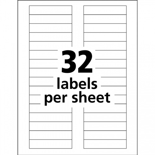 Avery Permanent Durable ID Laser Labels (6577)