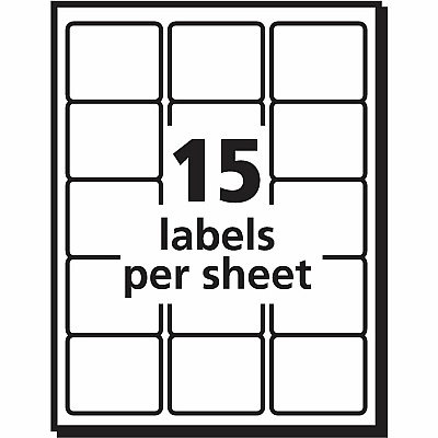 Avery Permanent Durable ID Laser Labels (AVE6578)