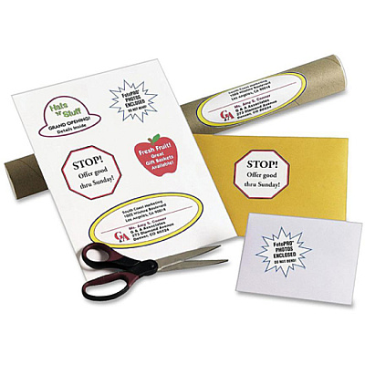 Avery TrueBlock Shipping Labels, 8-1/2" x 11" , 25 Labels (AVE8165)
