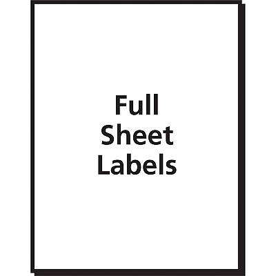 Avery TrueBlock Shipping Labels, 8-1/2" x 11" , 25 Labels (AVE8165)