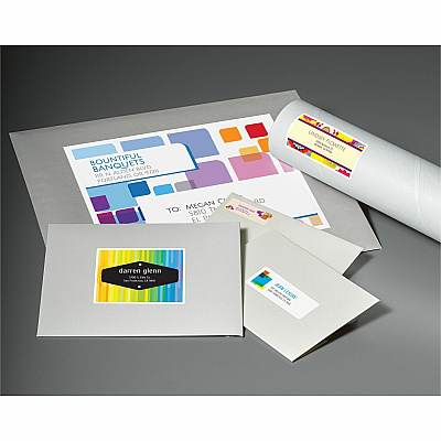 Avery White Shipping Labels, Sure Feed, 2" x 4" , 200 Labels (AVE8253)