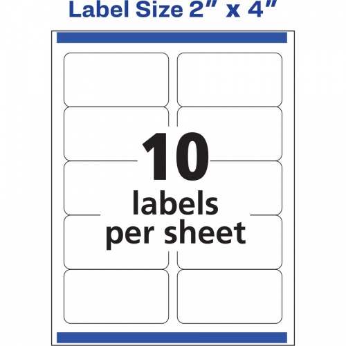 Avery Color Printing Labels (8253)