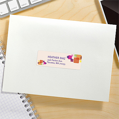 Avery White Return Address Labels, Sure Feed, 3/4" x 2-1/4" , 600 Labels (AVE8257)