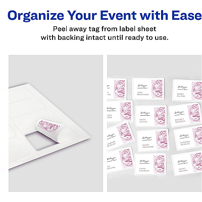 Avery Adhesive Name Badges (AVE8395)