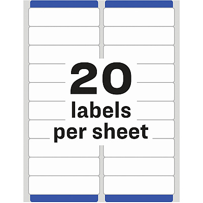 Avery Easy Peel White Inkjet Mailing Labels (AVE8461)