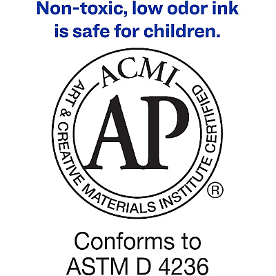 Avery Large Desk-Style Permanent Markers (AVE08883)