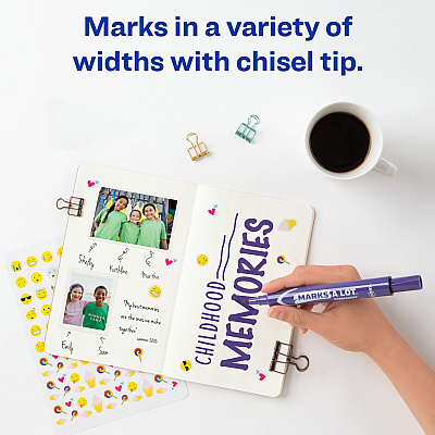 Avery Large Desk-Style Permanent Markers (AVE08884)