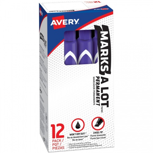 Avery Large Desk-Style Permanent Markers (08884)