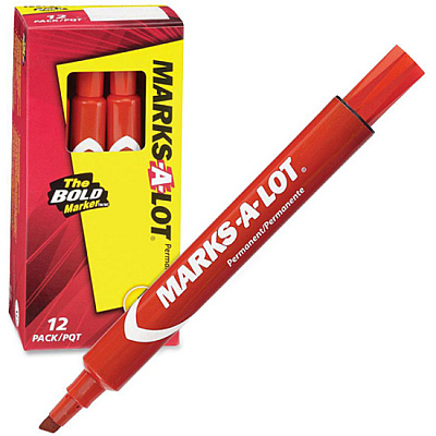 Avery Large Desk-Style Permanent Markers (AVE08887)