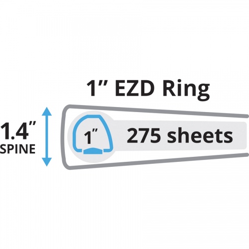 Avery Durable View Binder - EZD Rings (09301)