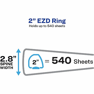 Avery Durable View Binder - EZD Rings (AVE09501)