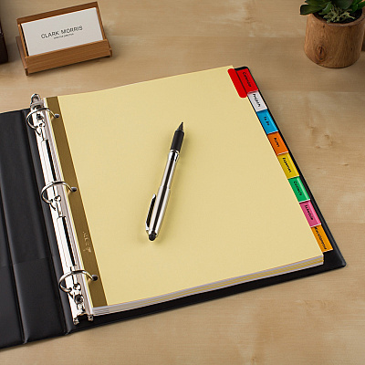 Avery Big Tab Insertable Dividers - Reinforced Gold Edge (AVE11111)