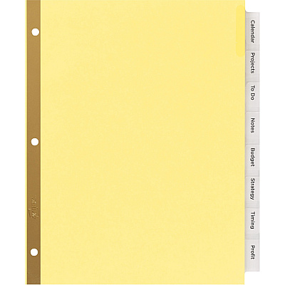 Avery Big Tab Insertable Dividers - Reinforced Gold Edge (AVE11112)