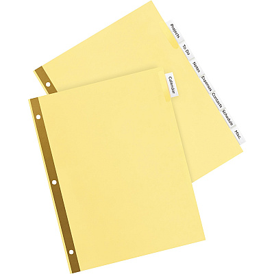 Avery Big Tab Insertable Dividers - Reinforced Gold Edge (AVE11112)
