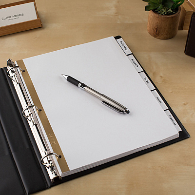Avery Big Tab Insertable Dividers - Reinforced Gold Edge (AVE11122)