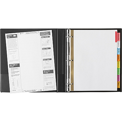 Avery Big Tab Insertable Dividers - Reinforced Gold Edge (AVE11123)