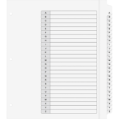 Avery Ready Index Binder Dividers - Customizable Table of Contents (AVE11128)
