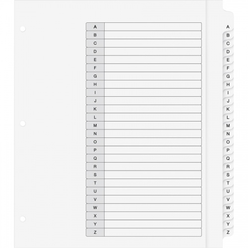 Avery Ready Index Binder Dividers - Customizable Table of Contents (11128)