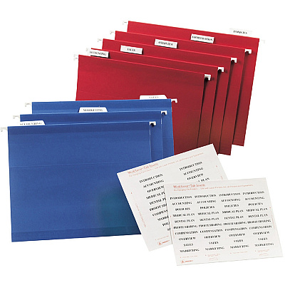 Avery Printable Tab Inserts for Hanging File Folders (AVE11136)