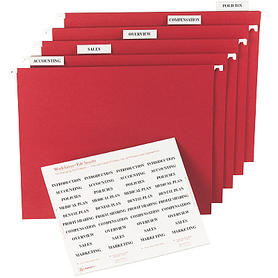 Avery Printable Tab Inserts for Hanging File Folders (AVE11136)