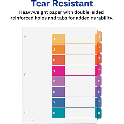 Avery Ready Index Custom TOC Binder Dividers (AVE11186)
