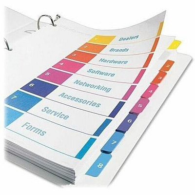 Avery Ready Index Custom TOC Binder Dividers (AVE11186)
