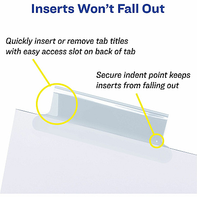 Avery Big Tab Extra-Wide Insertable Dividers (AVE11221)