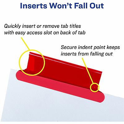 Avery Pocket Insertable Dividers (AVE11270)