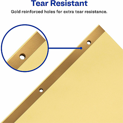 Avery Laminated Dividers - Gold Reinforced (AVE11306)